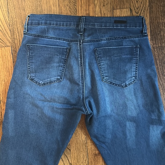 KUT denim, indigo color, boot cut, zipper fly. 32’’ inseam. Size 8. - Picture 3 of 5